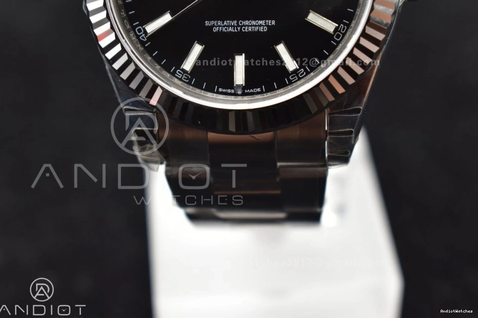 Dial 126334 Edition Oyster Sleek SS Black 615 VS Bracelet 41 DateJust Best 904L on VSF 1:1 0501